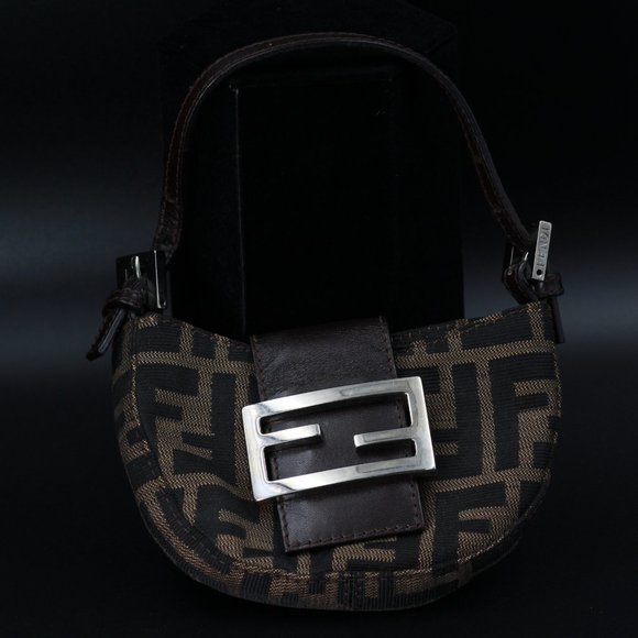 FENDI ZUCCA MINI MAMMA MONOGRAM HANDBAG - Picture 3 of 8